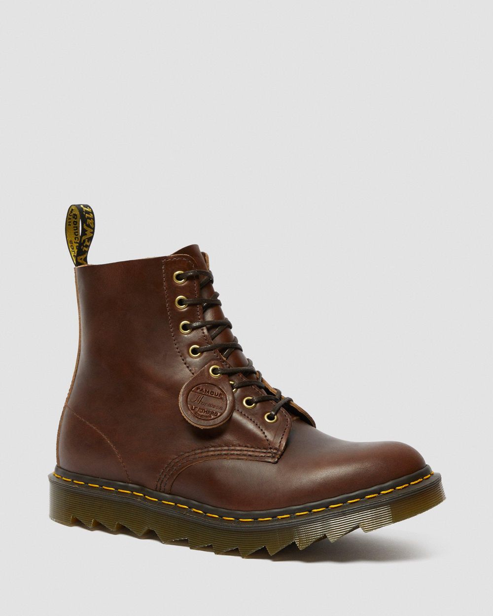 Dr Martens 1460 Pascal Made In England Ripple Sole Topánky Damske ( Tmavo Hnede ) SK 053-ANIVSX